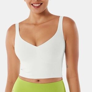 Elegant White Women's Bra Top